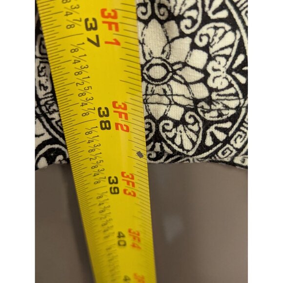 Cynthia Rowley Black & White Paisley Maxi Skirt Size S - Picture 2 of 4